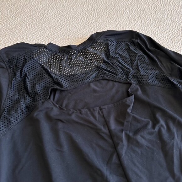 Marika Women's Long Sleeve Black Workout Top Sz L - Picture 4 of 10